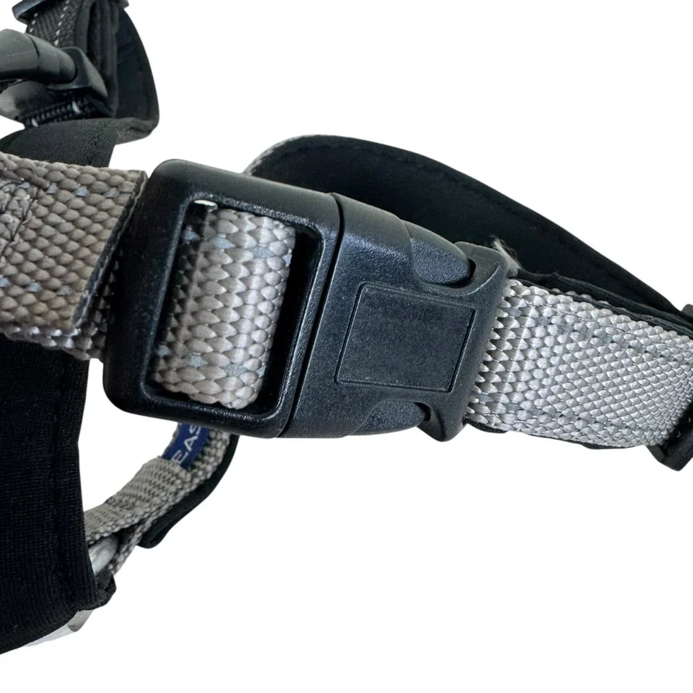 PetSafe Easy Walk Dog Harness Black Gray Adjustable No Pull Front Clip Size‎ M